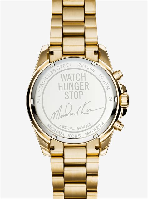 michael kors watch gold watch hunger stop|watch hunger stop michael kors.